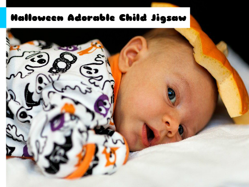 Spielen Halloween Adorable Child Jigsaw Spiel