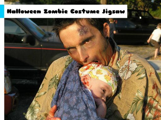 Spielen Halloween Zombie Costume Jigsaw Spiel
