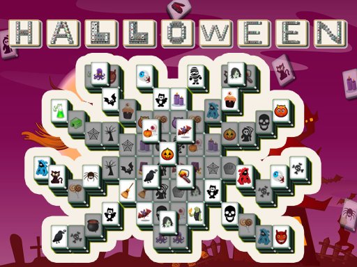Spielen Halloween Mahjong Deluxe Online Spiel