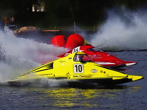 Spielen Motor Racing Boat Spiel