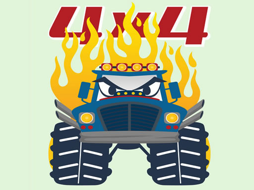 Spielen Monster Trucks Coloring Spiel
