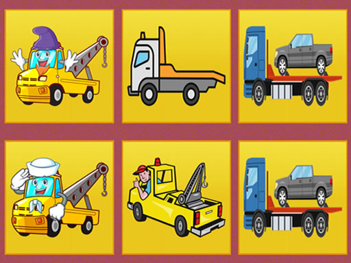 Spielen Tow Trucks Memory Spiel