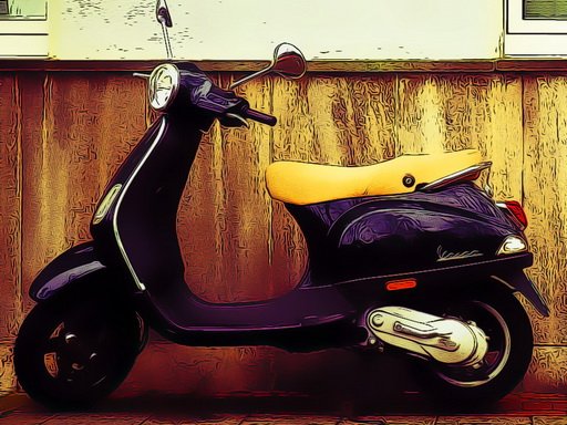 Spielen City Scooter Bike Jigsaw Spiel