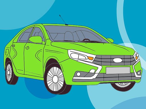 Spielen Russian Cars Coloring Spiel