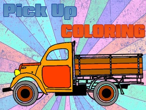 Spielen Pick Up Trucks Coloring Spiel