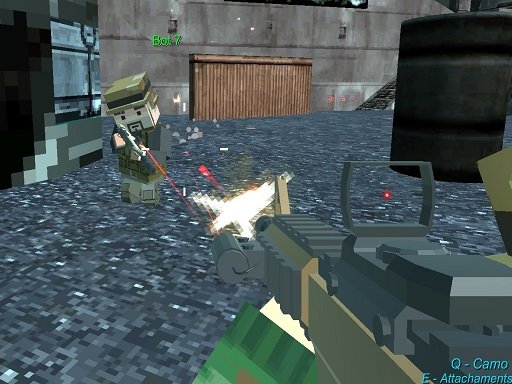 Spielen Pixel Gun Arena Prison Multiplayer Spiel