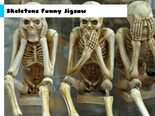 Spielen Skeletons Funny Jigsaw Spiel