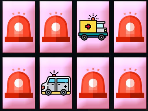 Spielen Ambulance Trucks Memory Spiel
