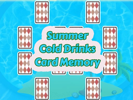 Spielen Summer Cold Drinks Card Memory Spiel