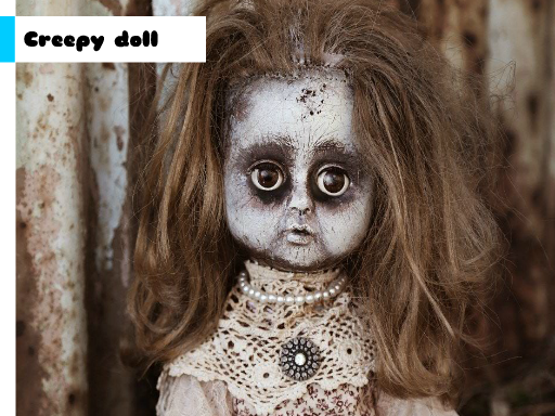 Spielen Creepy Doll Jigsaw Spiel
