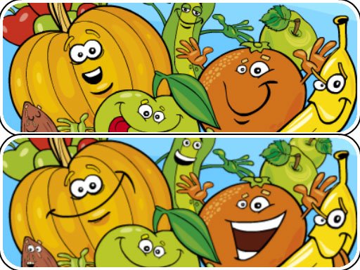 Spielen Cartoons Five Diffs Spiel