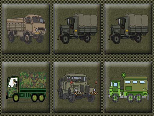 Spielen Army Trucks Memory Spiel