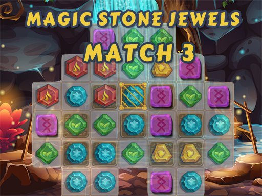 Spielen Magic Stone Jewels Match 3 Spiel