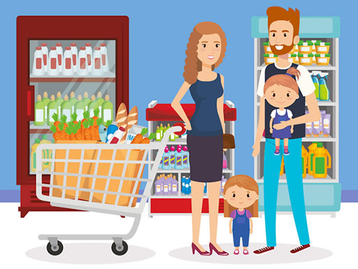 Spielen Happy Shopping Jigsaw Spiel