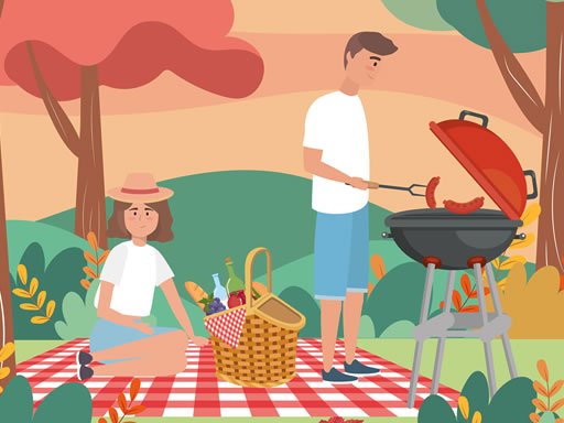 Spielen Barbecue Picnic Hidden Objects Spiel