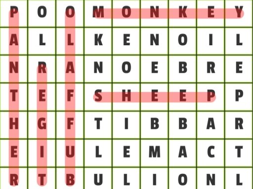 Spielen Animals Word Search Spiel