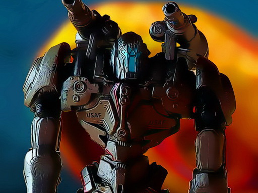 Spielen Metal Robot Puzzle Spiel