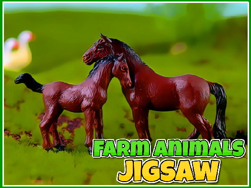 Spielen Farm Animals Jigsaw Spiel