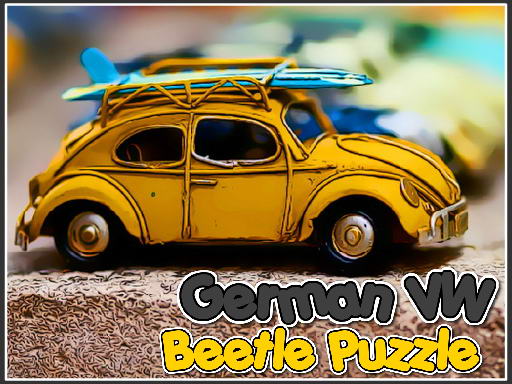 Spielen German VW Beetle Puzzle Spiel