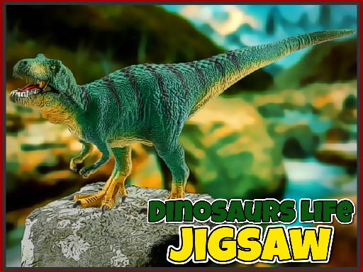 Spielen Dinosaurs Life Jigsaw Spiel