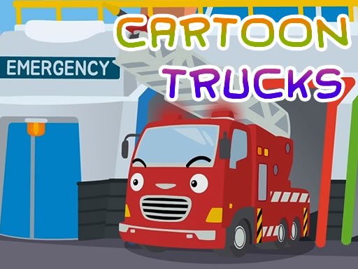 Spielen Cartoon Trucks Jigsaw Spiel