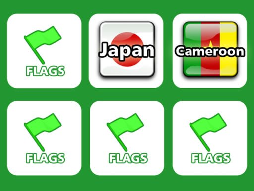 Spielen Memory with Flags Spiel