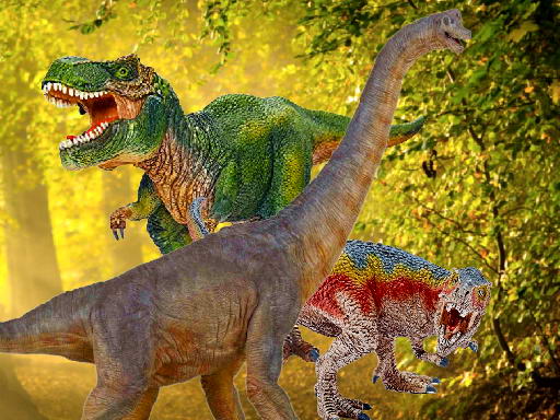 Spielen World of Dinosaurs Jigsaw Spiel