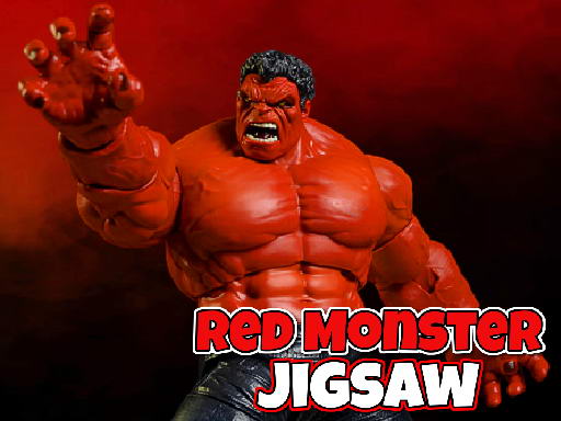 Spielen Red Monster Jigsaw Spiel