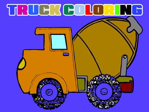 Spielen Trucks Coloring Spiel