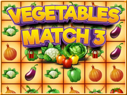 Spielen Vegetables Match 3 Spiel