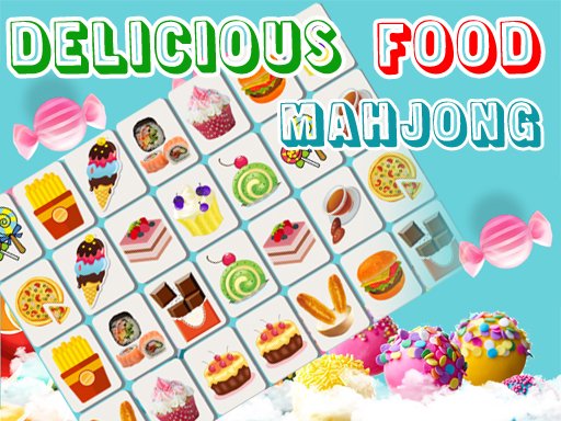 Spielen Delicious Food Mahjong Connects Spiel