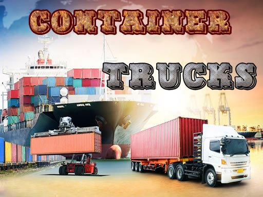 Spielen Container Trucks Jigsaw Spiel