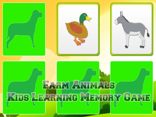 Spielen Kids Learning Farm Animals Spiel