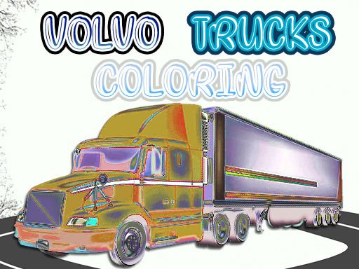 Spielen Volvo Trucks Coloring Spiel