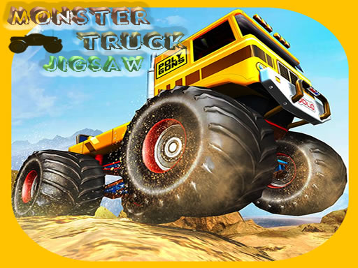 Spielen Monster Trucks Jigsaw Spiel