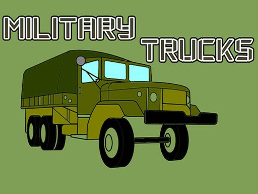Spielen Military Trucks Coloring Spiel