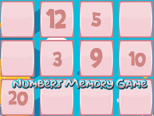 Spielen Memory With Numbers Spiel