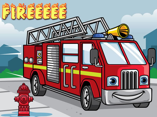 Spielen Fire Truck Jigsaw Spiel