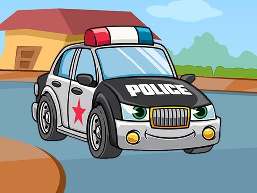 Spielen Police Cars Jigsaw Spiel