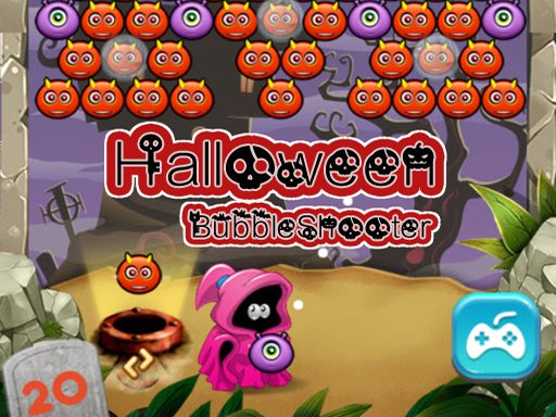 Spielen Halloween Bubble Shooter Online Spiel