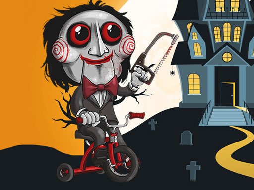 Spielen Scary Faces Jigsaw Spiel