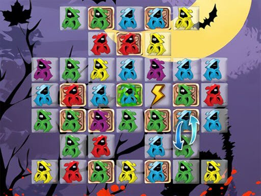 Spielen Halloween Match 3 Spiel