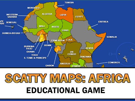 Spielen Scatty Maps Africa Spiel