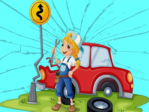 Spielen Broken Cars Jigsaw Spiel