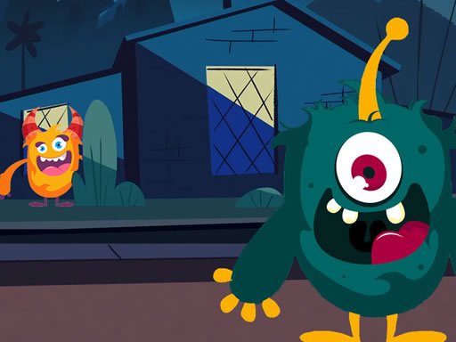 Spielen Funny Monster Jigsaw Spiel