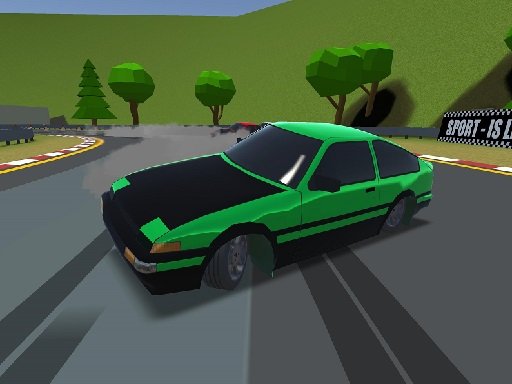 Spielen Low poly car racing Spiel