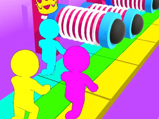 Spielen Crowd Run Race Spiel