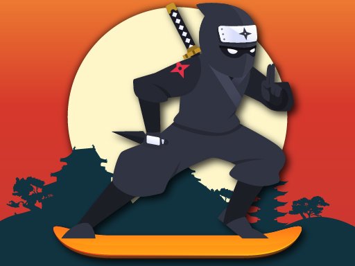 Spielen Lava And Ninja Skateboard Spiel
