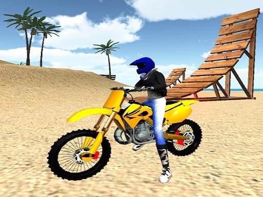Spielen Motocross Beach Stunts Gas 3D Spiel