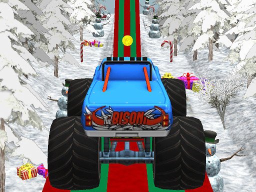 Spielen Christmas Monster Lastwagen Spiel